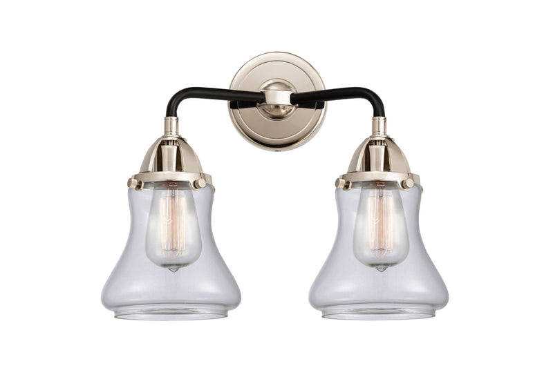Innovations 288-2W-BPN-G192 Two Light Bath Vanity, Black Polished Nickel