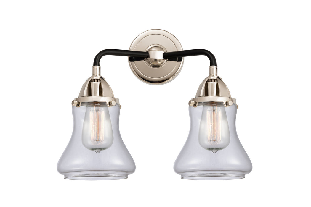 Innovations 288-2W-BPN-G192 Two Light Bath Vanity, Black Polished Nickel