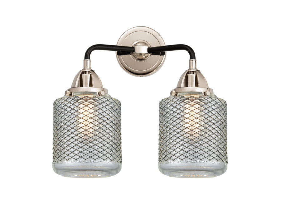 Innovations 288-2W-BPN-G262 Two Light Bath Vanity, Black Polished Nickel