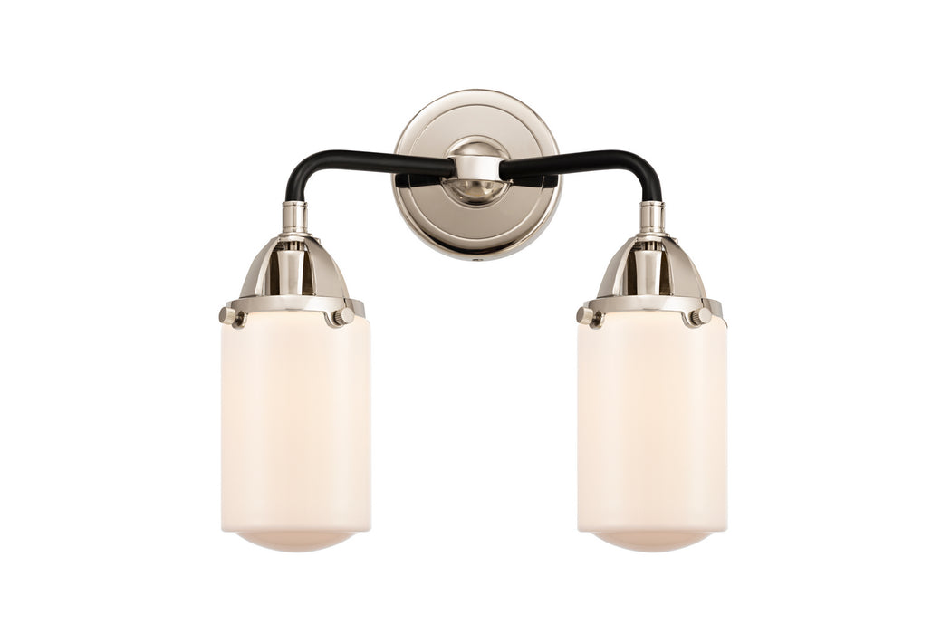 Innovations 288-2W-BPN-G311 Two Light Bath Vanity, Black Polished Nickel
