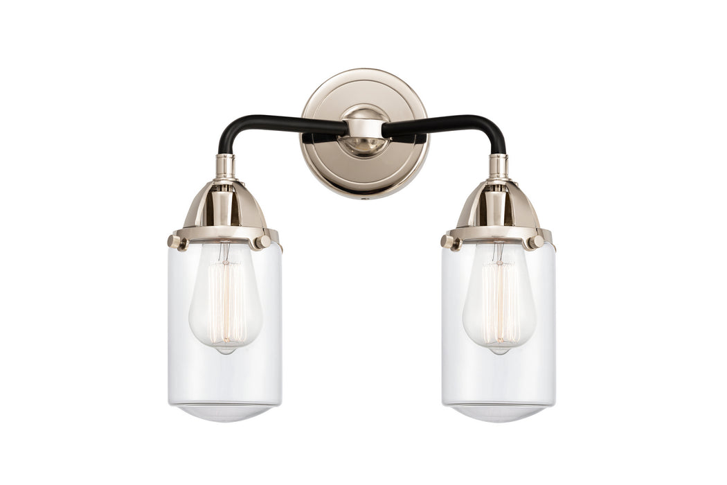 Innovations 288-2W-BPN-G312 Two Light Bath Vanity, Black Polished Nickel