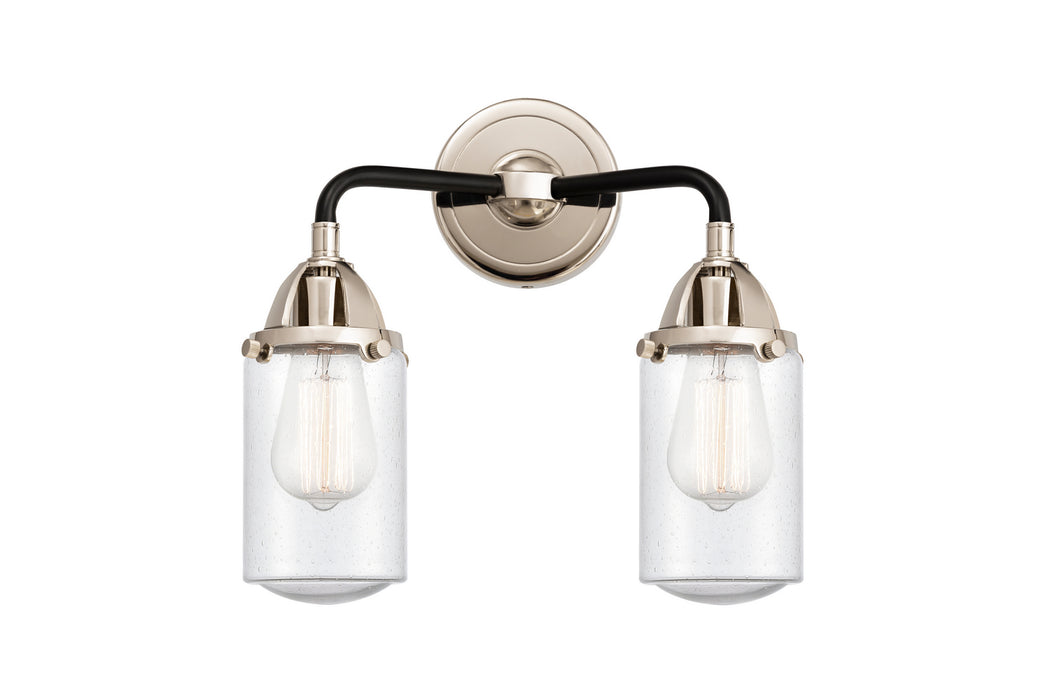 Innovations 288-2W-BPN-G314 Two Light Bath Vanity, Black Polished Nickel
