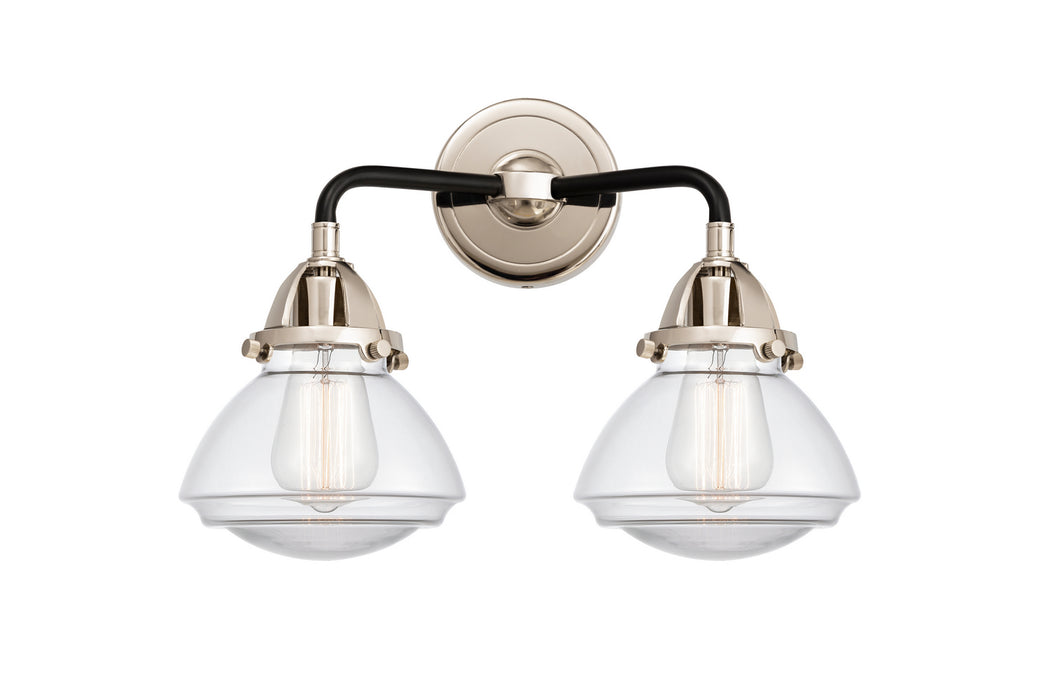 Innovations 288-2W-BPN-G322 Two Light Bath Vanity, Black Polished Nickel