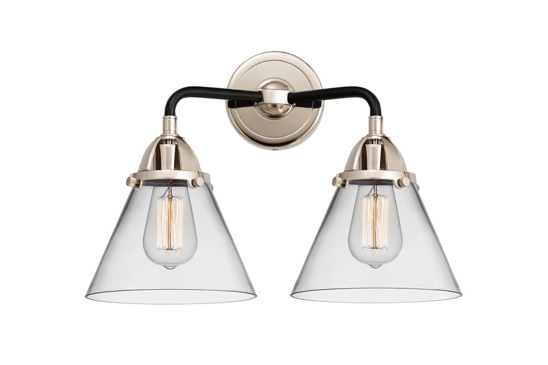 Innovations 288-2W-BPN-G42 Two Light Bath Vanity, Black Polished Nickel