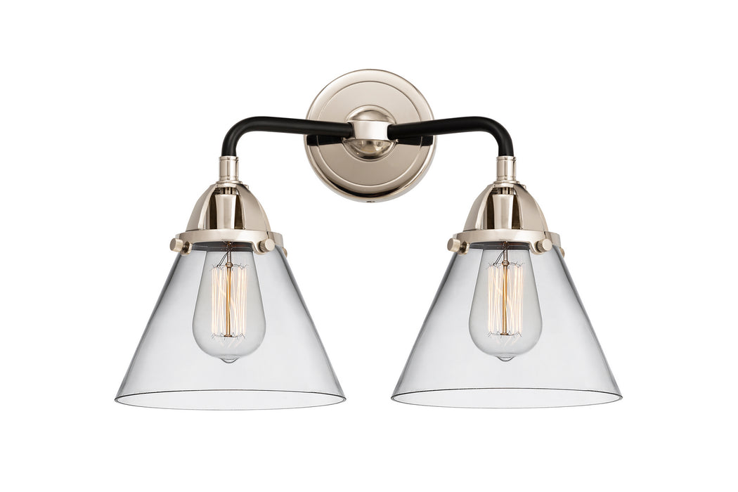Innovations 288-2W-BPN-G42 Two Light Bath Vanity, Black Polished Nickel