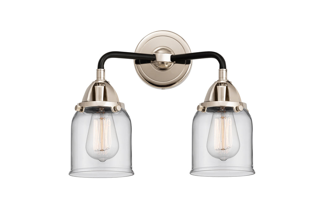 Innovations 288-2W-BPN-G52 Two Light Bath Vanity, Black Polished Nickel