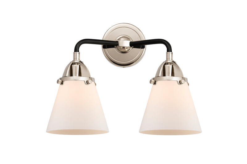 Innovations 288-2W-BPN-G61 Two Light Bath Vanity, Black Polished Nickel