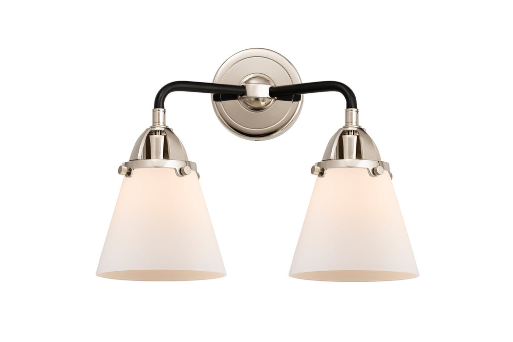 Innovations 288-2W-BPN-G61 Two Light Bath Vanity, Black Polished Nickel