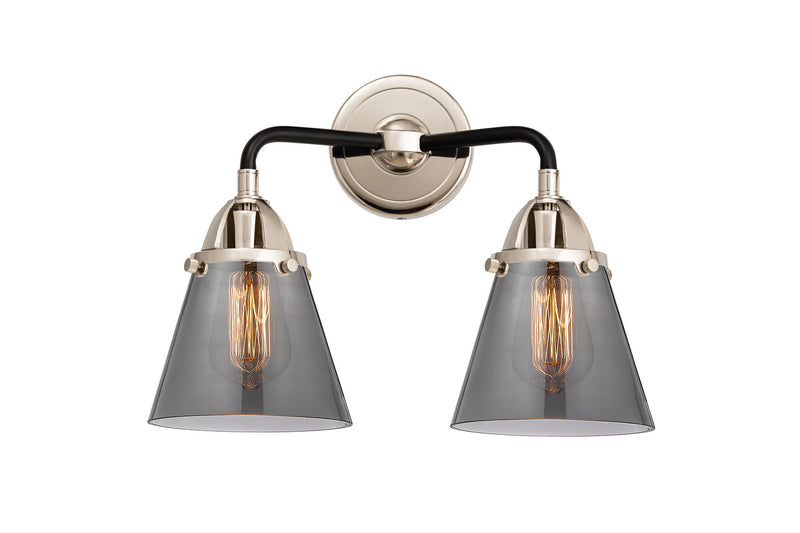 Innovations 288-2W-BPN-G63 Two Light Bath Vanity, Black Polished Nickel
