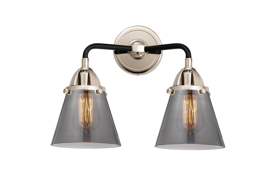 Innovations 288-2W-BPN-G63 Two Light Bath Vanity, Black Polished Nickel