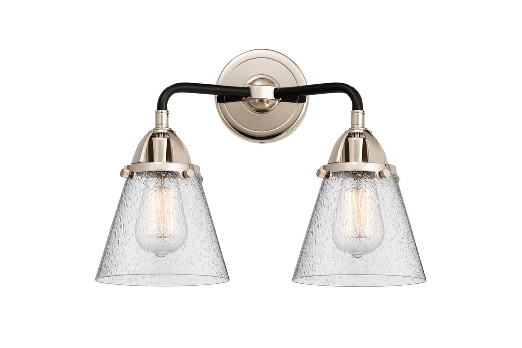 Innovations 288-2W-BPN-G64 Two Light Bath Vanity, Black Polished Nickel