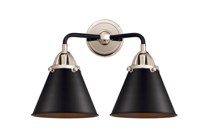 Innovations 288-2W-BPN-M13-BK-LED LED Bath Vanity, Black Polished Nickel