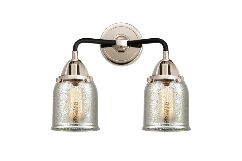 Innovations 288-2W-BPN-G58 Two Light Bath Vanity, Black Polished Nickel