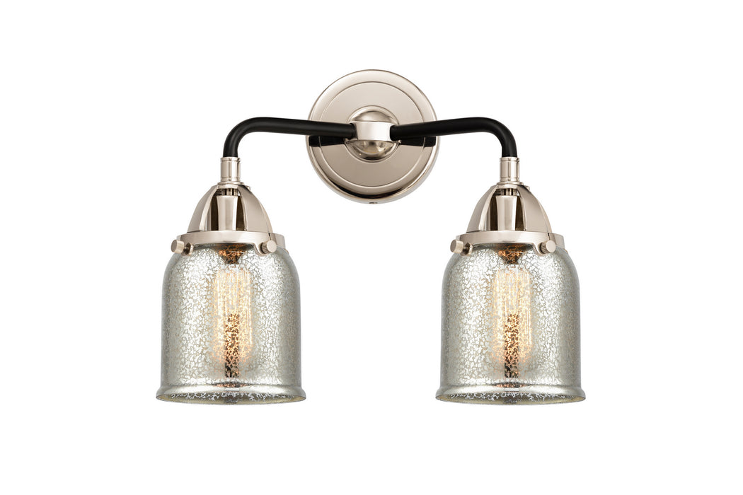Innovations 288-2W-BPN-G58 Two Light Bath Vanity, Black Polished Nickel
