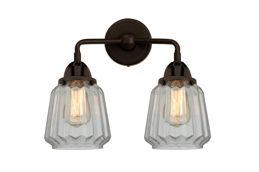 Innovations 288-2W-OB-G142 Two Light Bath Vanity, Oil Rubbed Bronze