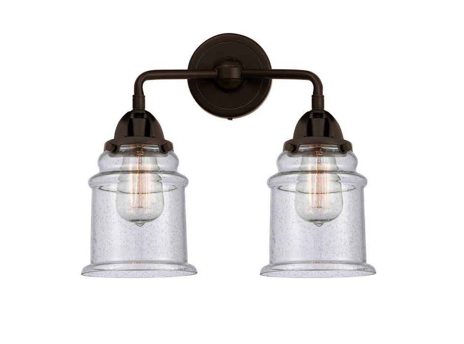 Innovations 288-2W-OB-G184 Two Light Bath Vanity, Oil Rubbed Bronze