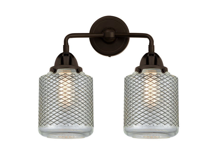 Innovations 288-2W-OB-G262 Two Light Bath Vanity, Oil Rubbed Bronze
