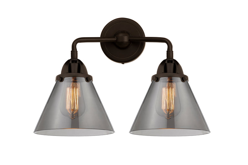 Innovations 288-2W-OB-G43 Two Light Bath Vanity, Oil Rubbed Bronze