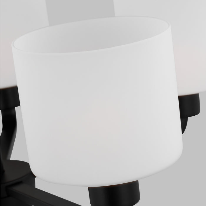 Generation Lighting 3128805-112 Five Light Chandelier, Midnight Black