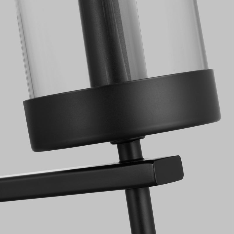 Visual Comfort Studio 3190303-112 Three Light Chandelier, Midnight Black