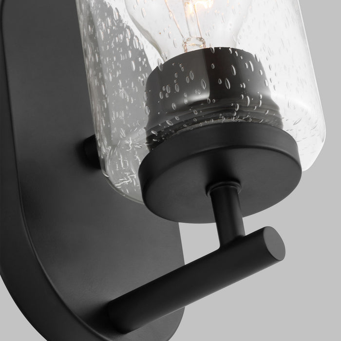 Generation Lighting 41170-112 One Light Wall / Bath Sconce, Midnight Black