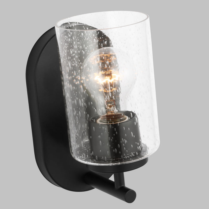 Generation Lighting 41170-112 One Light Wall / Bath Sconce, Midnight Black