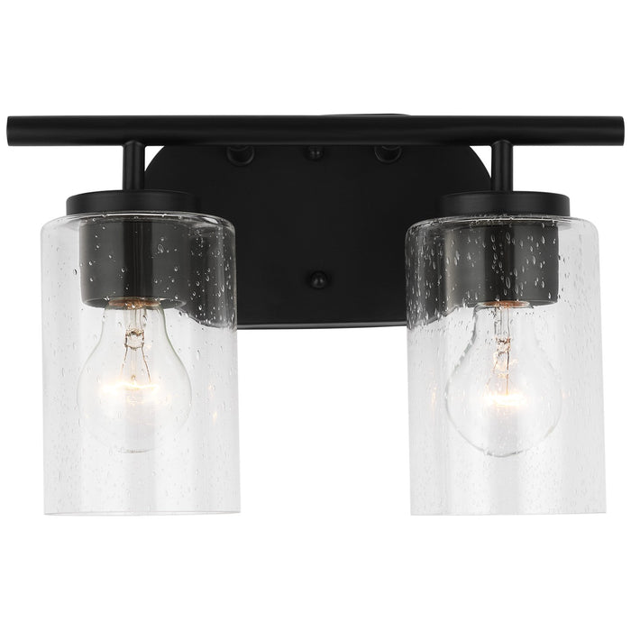 Generation Lighting 41171-112 Two Light Wall / Bath, Midnight Black