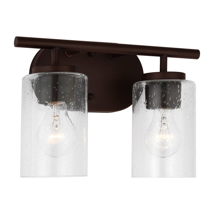 Generation Lighting 41171-710 Two Light Wall / Bath, Bronze