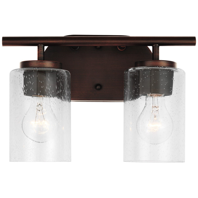 Generation Lighting 41171-710 Two Light Wall / Bath, Bronze
