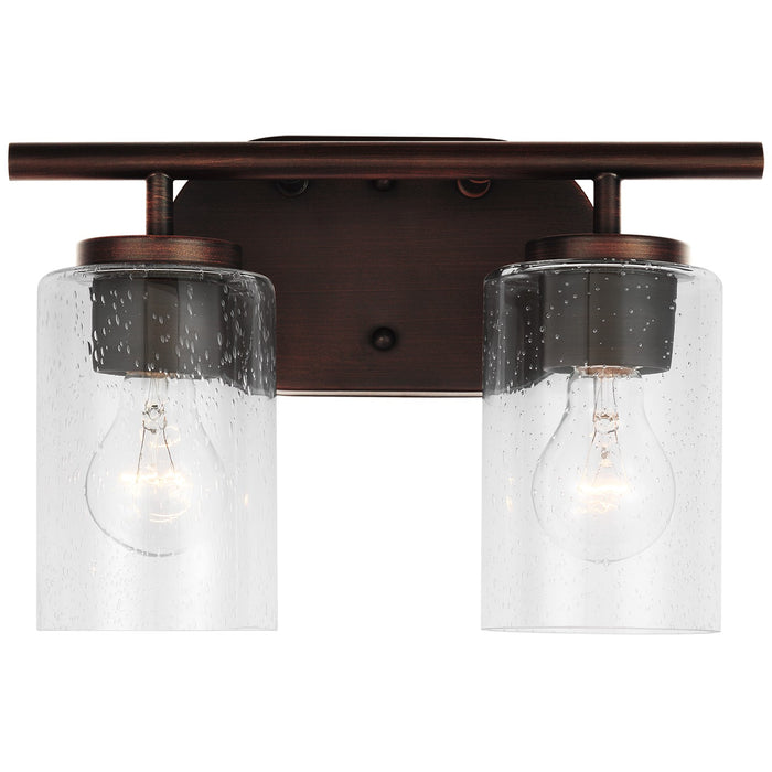Generation Lighting 41171-710 Two Light Wall / Bath, Bronze