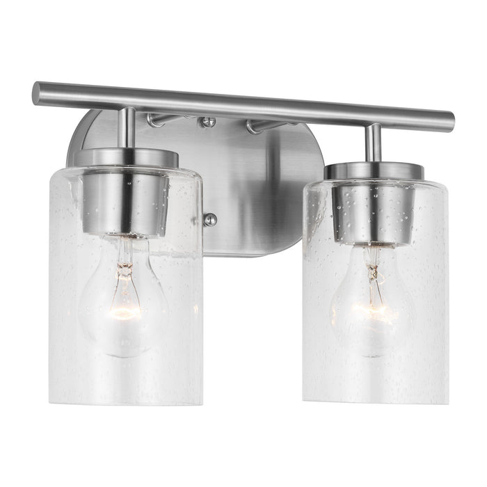 Generation Lighting 41171-962 Two Light Wall / Bath, Brushed Nickel