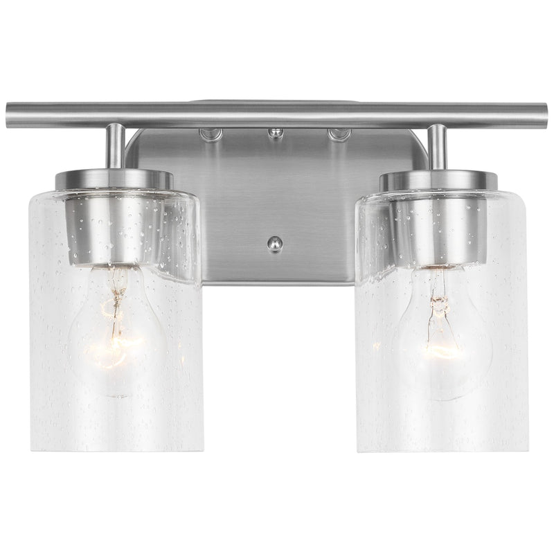 Generation Lighting 41171-962 Two Light Wall / Bath, Brushed Nickel