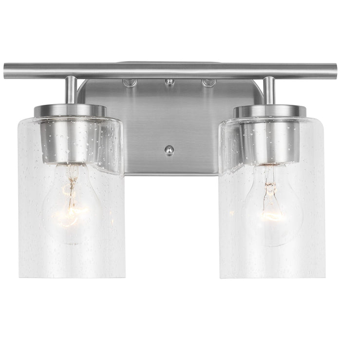 Generation Lighting 41171-962 Two Light Wall / Bath, Brushed Nickel