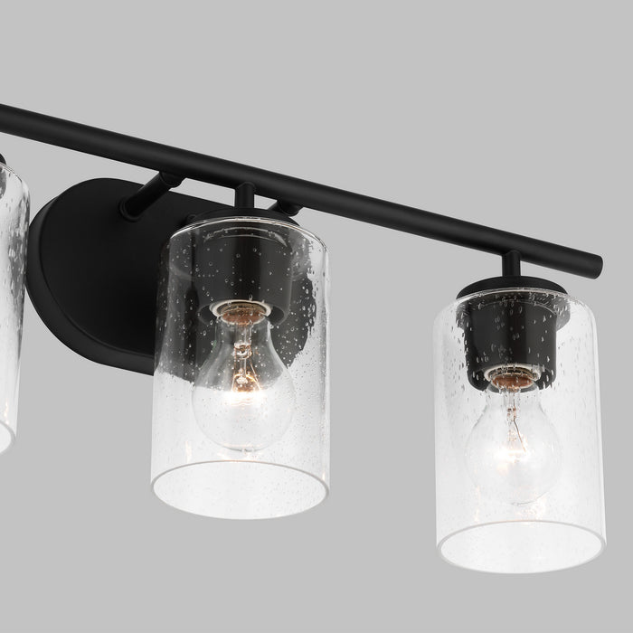 Generation Lighting 41172-112 Three Light Wall / Bath, Midnight Black