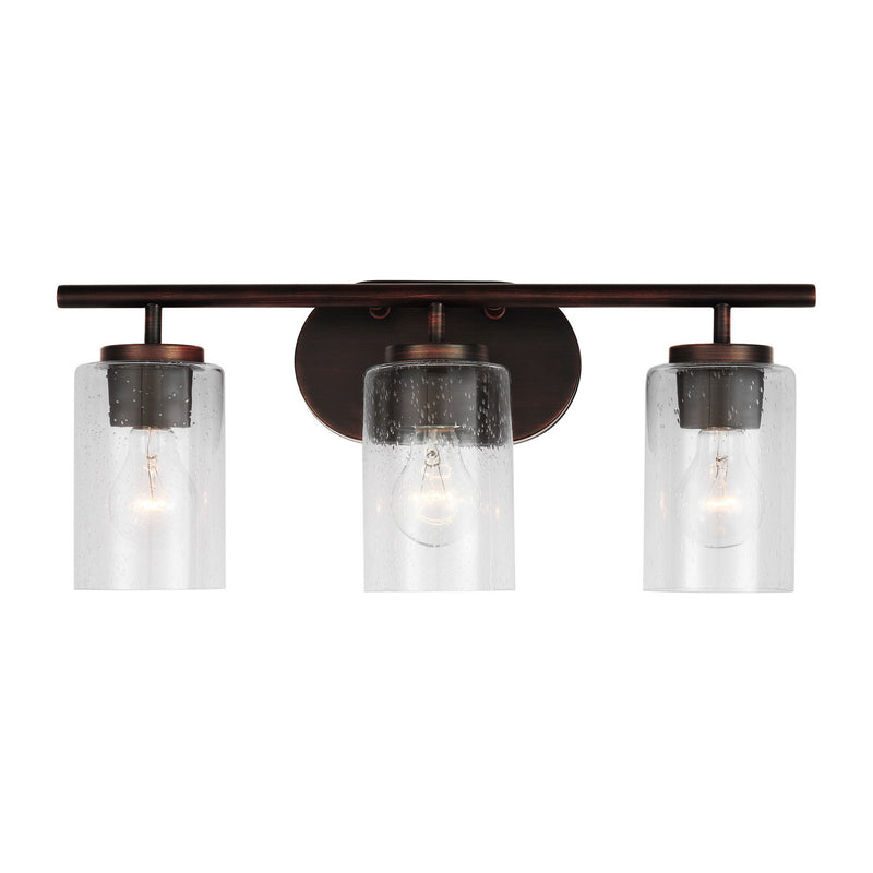 Generation Lighting 41172-710 Three Light Wall / Bath, Bronze