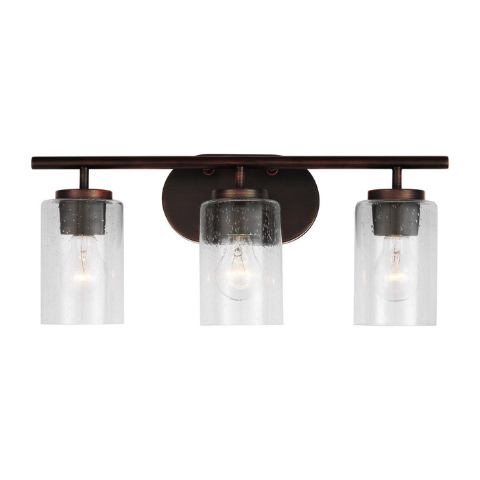 Generation Lighting 41172-710 Three Light Wall / Bath, Bronze