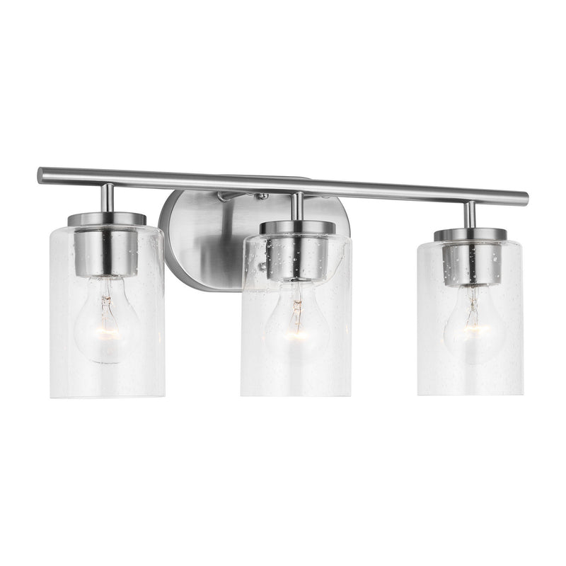 Generation Lighting 41172-962 Three Light Wall / Bath, Brushed Nickel