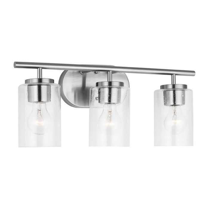 Generation Lighting 41172-962 Three Light Wall / Bath, Brushed Nickel