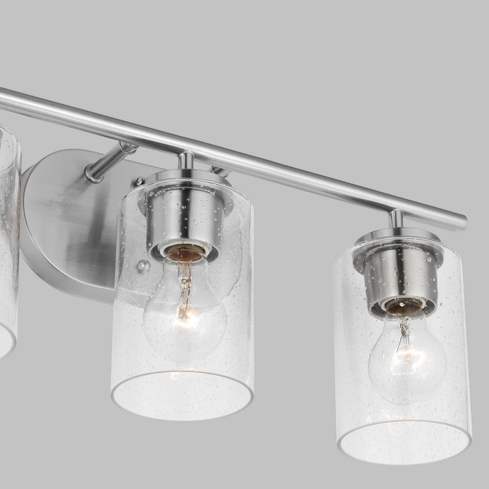 Generation Lighting 41172-962 Three Light Wall / Bath, Brushed Nickel