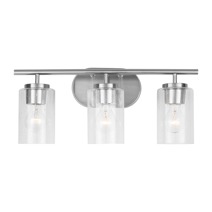 Generation Lighting 41172-962 Three Light Wall / Bath, Brushed Nickel