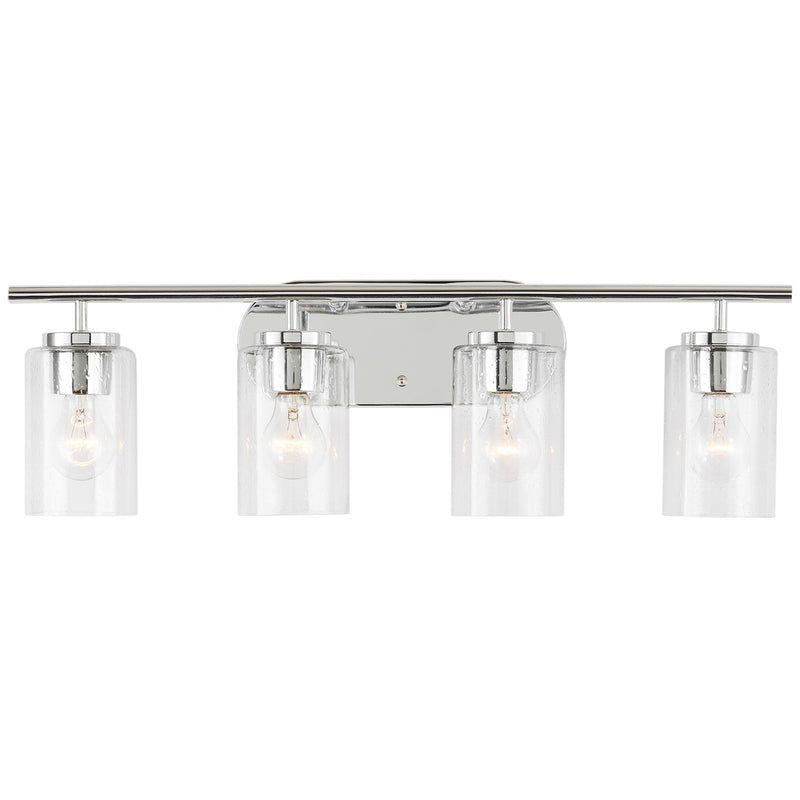 Generation Lighting 41173-05 Four Light Wall / Bath, Chrome
