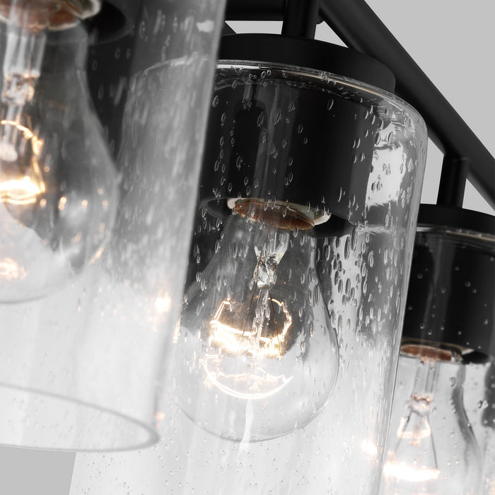 Generation Lighting 41173-112 Four Light Wall / Bath, Midnight Black