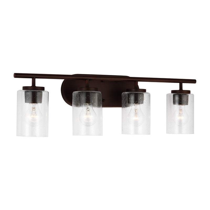 Generation Lighting 41173-710 Four Light Wall / Bath, Bronze