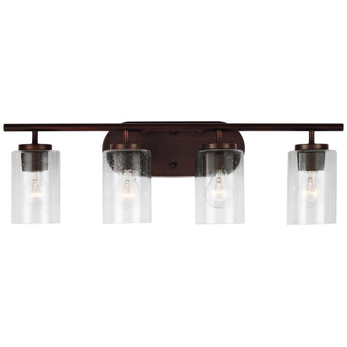 Generation Lighting 41173-710 Four Light Wall / Bath, Bronze