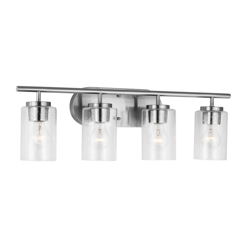 Generation Lighting 41173-962 Four Light Wall / Bath, Brushed Nickel