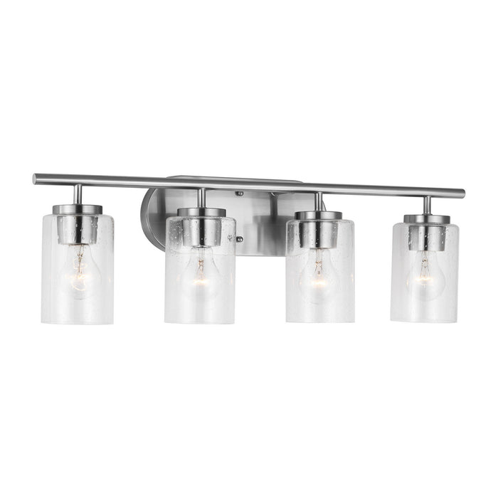 Generation Lighting 41173-962 Four Light Wall / Bath, Brushed Nickel
