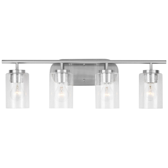 Generation Lighting 41173-962 Four Light Wall / Bath, Brushed Nickel