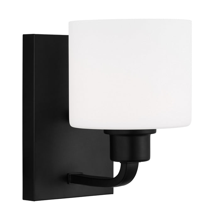 Generation Lighting 4128801-112 One Light Wall / Bath Sconce, Midnight Black