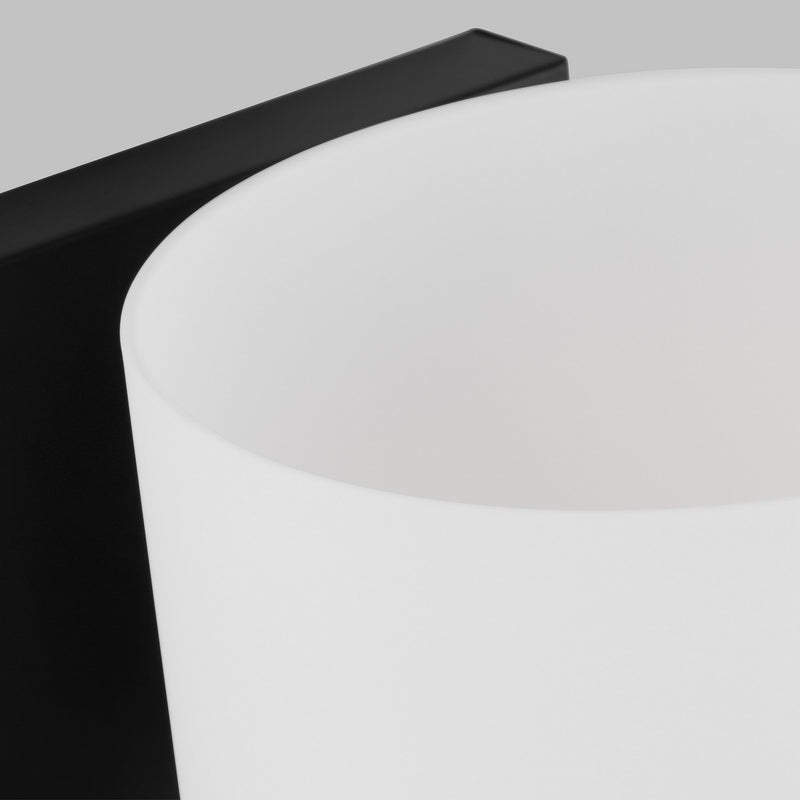 Generation Lighting 4128801-112 One Light Wall / Bath Sconce, Midnight Black