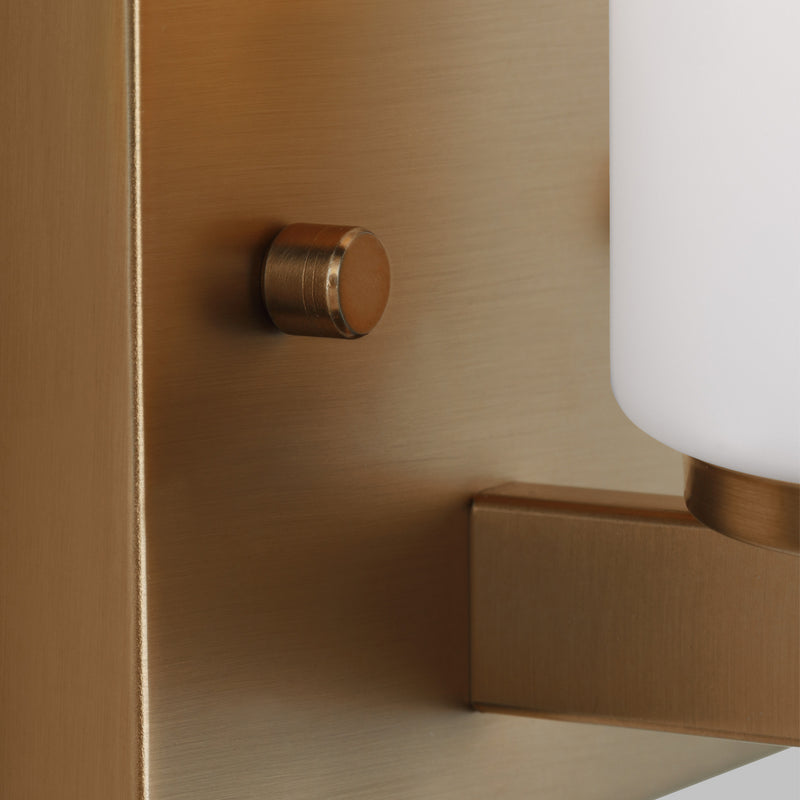 Generation Lighting 4139101-848 One Light Wall / Bath Sconce, Satin Brass
